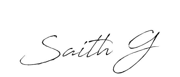 You should practise on your own different ways (Antro_Vectra) to write your name (Saith G) in signature. don't let someone else do it for you. Saith G signature style 6 images and pictures png