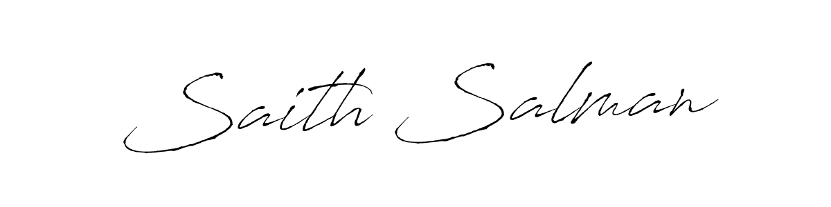 How to make Saith Salman name signature. Use Antro_Vectra style for creating short signs online. This is the latest handwritten sign. Saith Salman signature style 6 images and pictures png