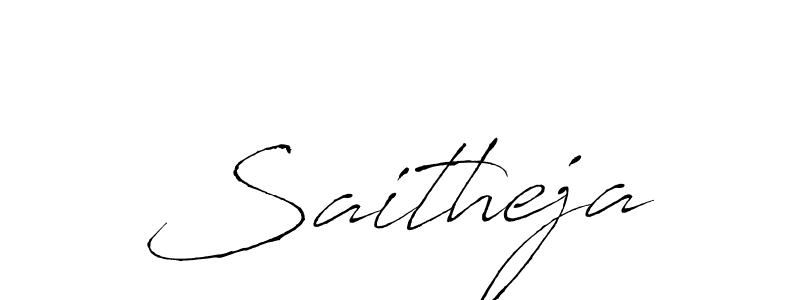 How to make Saitheja name signature. Use Antro_Vectra style for creating short signs online. This is the latest handwritten sign. Saitheja signature style 6 images and pictures png