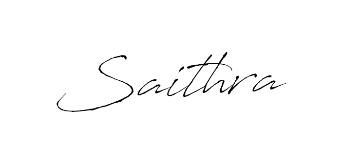 How to make Saithra signature? Antro_Vectra is a professional autograph style. Create handwritten signature for Saithra name. Saithra signature style 6 images and pictures png