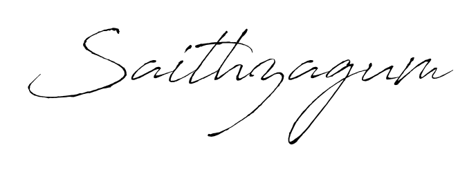 It looks like you need a new signature style for name Saithzagum. Design unique handwritten (Antro_Vectra) signature with our free signature maker in just a few clicks. Saithzagum signature style 6 images and pictures png