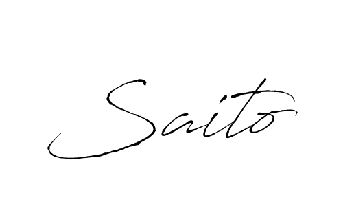 Also we have Saito name is the best signature style. Create professional handwritten signature collection using Antro_Vectra autograph style. Saito signature style 6 images and pictures png