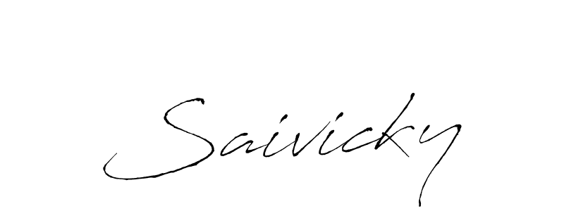 Create a beautiful signature design for name Saivicky. With this signature (Antro_Vectra) fonts, you can make a handwritten signature for free. Saivicky signature style 6 images and pictures png