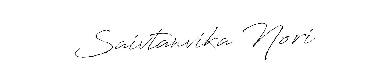 Create a beautiful signature design for name Saivtanvika Nori. With this signature (Antro_Vectra) fonts, you can make a handwritten signature for free. Saivtanvika Nori signature style 6 images and pictures png