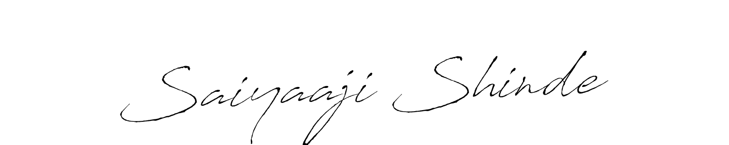 Create a beautiful signature design for name Saiyaaji Shinde. With this signature (Antro_Vectra) fonts, you can make a handwritten signature for free. Saiyaaji Shinde signature style 6 images and pictures png