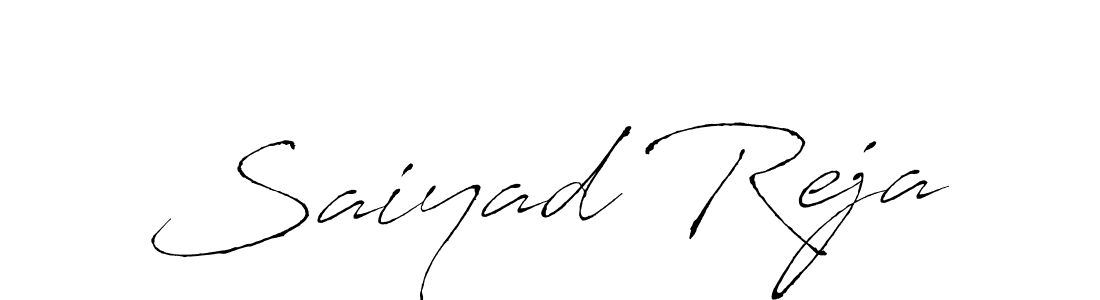 The best way (Antro_Vectra) to make a short signature is to pick only two or three words in your name. The name Saiyad Reja include a total of six letters. For converting this name. Saiyad Reja signature style 6 images and pictures png