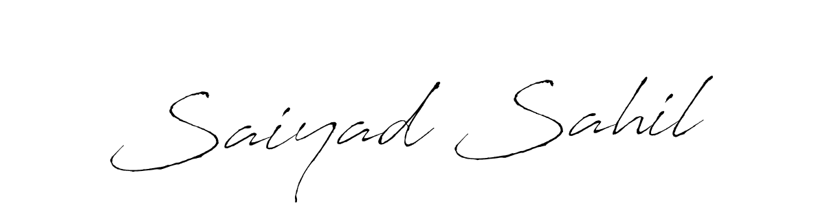 Antro_Vectra is a professional signature style that is perfect for those who want to add a touch of class to their signature. It is also a great choice for those who want to make their signature more unique. Get Saiyad Sahil name to fancy signature for free. Saiyad Sahil signature style 6 images and pictures png