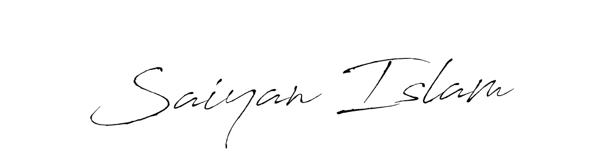 Saiyan Islam stylish signature style. Best Handwritten Sign (Antro_Vectra) for my name. Handwritten Signature Collection Ideas for my name Saiyan Islam. Saiyan Islam signature style 6 images and pictures png