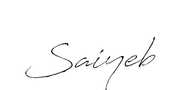 Make a beautiful signature design for name Saiyeb. Use this online signature maker to create a handwritten signature for free. Saiyeb signature style 6 images and pictures png