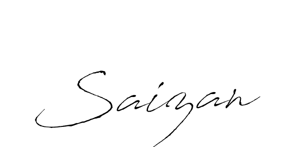 Create a beautiful signature design for name Saizan. With this signature (Antro_Vectra) fonts, you can make a handwritten signature for free. Saizan signature style 6 images and pictures png