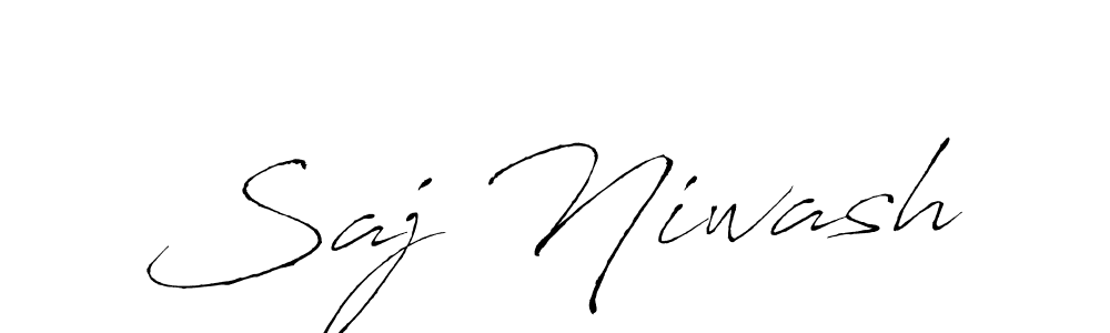 Saj Niwash stylish signature style. Best Handwritten Sign (Antro_Vectra) for my name. Handwritten Signature Collection Ideas for my name Saj Niwash. Saj Niwash signature style 6 images and pictures png