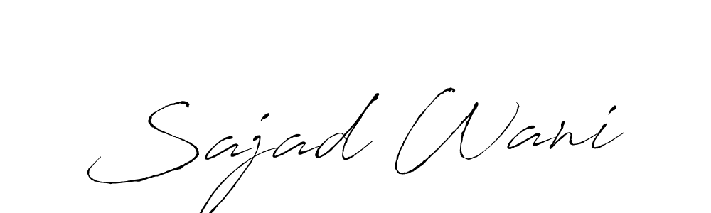 The best way (Antro_Vectra) to make a short signature is to pick only two or three words in your name. The name Sajad Wani include a total of six letters. For converting this name. Sajad Wani signature style 6 images and pictures png