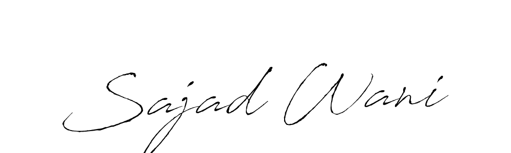 You can use this online signature creator to create a handwritten signature for the name Sajad Wani. This is the best online autograph maker. Sajad Wani signature style 6 images and pictures png