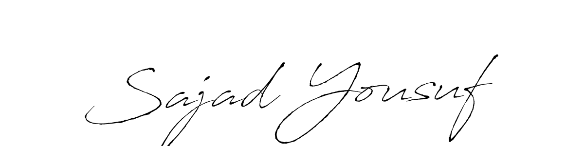 Make a beautiful signature design for name Sajad Yousuf. Use this online signature maker to create a handwritten signature for free. Sajad Yousuf signature style 6 images and pictures png