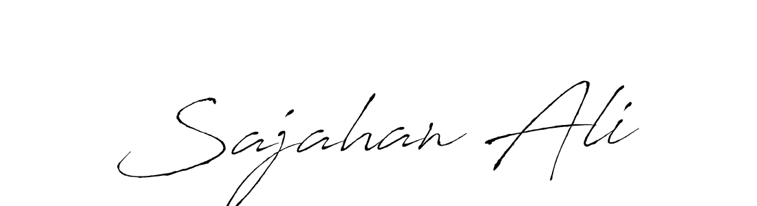 Make a beautiful signature design for name Sajahan Ali. With this signature (Antro_Vectra) style, you can create a handwritten signature for free. Sajahan Ali signature style 6 images and pictures png