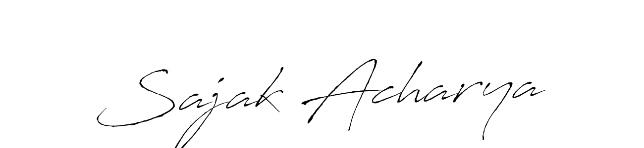 Once you've used our free online signature maker to create your best signature Antro_Vectra style, it's time to enjoy all of the benefits that Sajak Acharya name signing documents. Sajak Acharya signature style 6 images and pictures png