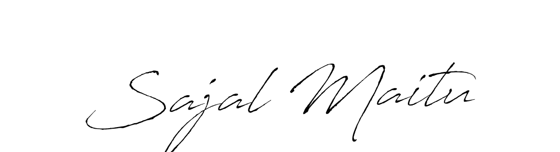 Similarly Antro_Vectra is the best handwritten signature design. Signature creator online .You can use it as an online autograph creator for name Sajal Maitu. Sajal Maitu signature style 6 images and pictures png