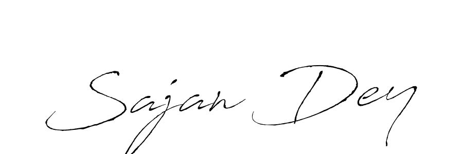 It looks lik you need a new signature style for name Sajan Dey. Design unique handwritten (Antro_Vectra) signature with our free signature maker in just a few clicks. Sajan Dey signature style 6 images and pictures png