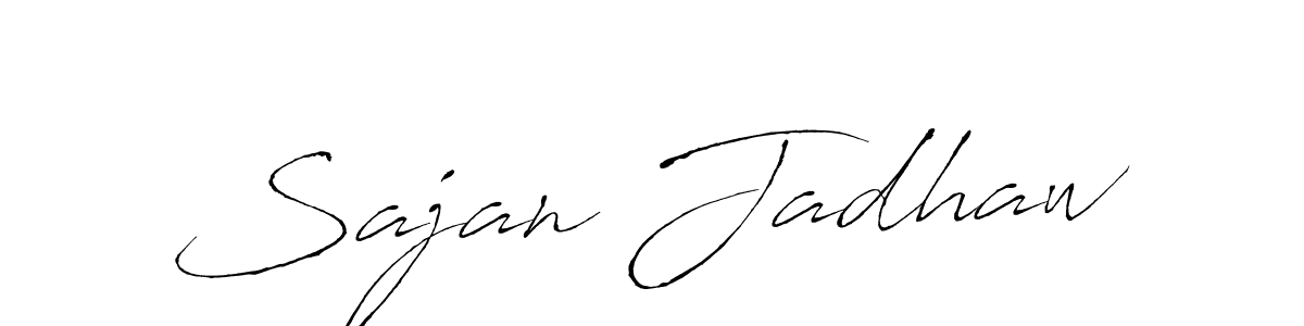 Also we have Sajan Jadhaw name is the best signature style. Create professional handwritten signature collection using Antro_Vectra autograph style. Sajan Jadhaw signature style 6 images and pictures png