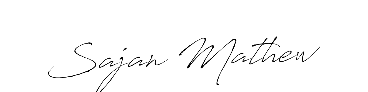 Make a beautiful signature design for name Sajan Mathew. Use this online signature maker to create a handwritten signature for free. Sajan Mathew signature style 6 images and pictures png