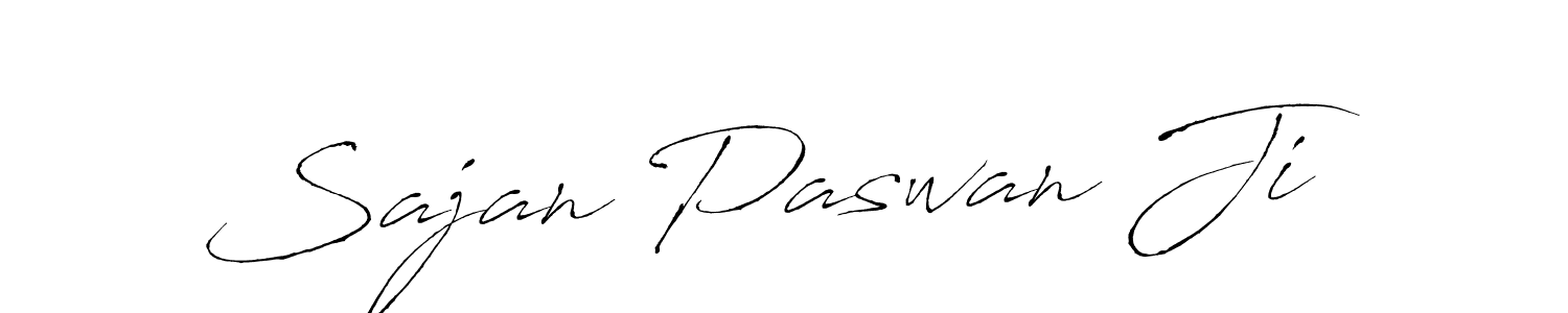 Use a signature maker to create a handwritten signature online. With this signature software, you can design (Antro_Vectra) your own signature for name Sajan Paswan Ji. Sajan Paswan Ji signature style 6 images and pictures png