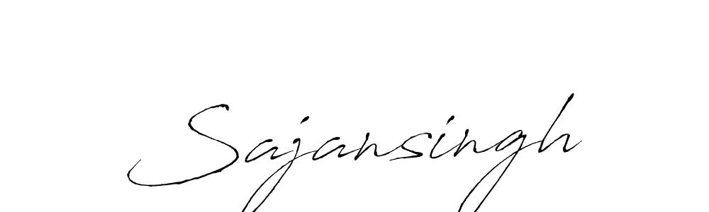 Make a beautiful signature design for name Sajansingh. With this signature (Antro_Vectra) style, you can create a handwritten signature for free. Sajansingh signature style 6 images and pictures png
