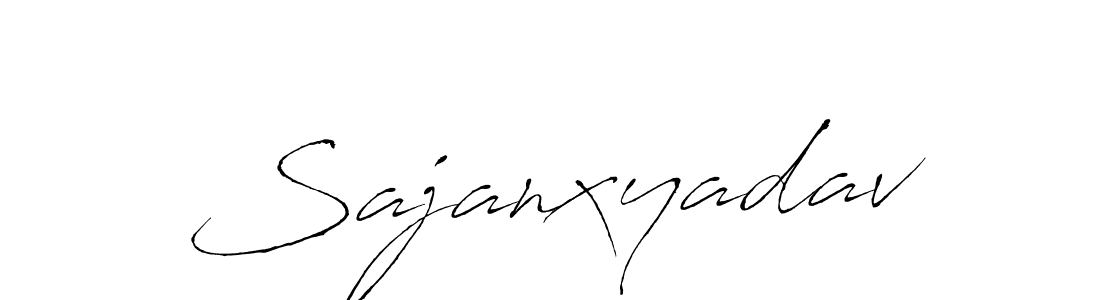 Antro_Vectra is a professional signature style that is perfect for those who want to add a touch of class to their signature. It is also a great choice for those who want to make their signature more unique. Get Sajanxyadav name to fancy signature for free. Sajanxyadav signature style 6 images and pictures png