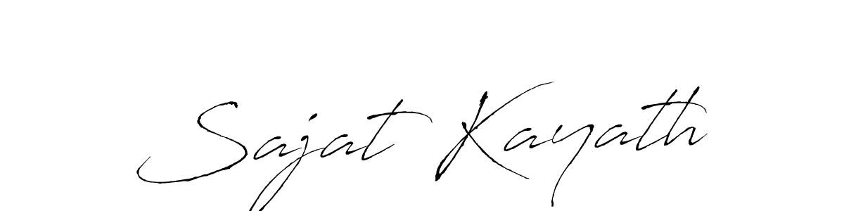 The best way (Antro_Vectra) to make a short signature is to pick only two or three words in your name. The name Sajat Kayath include a total of six letters. For converting this name. Sajat Kayath signature style 6 images and pictures png