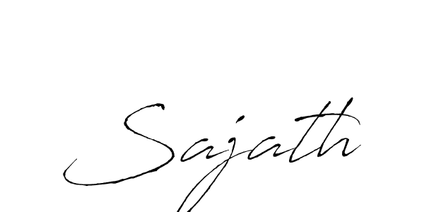 Design your own signature with our free online signature maker. With this signature software, you can create a handwritten (Antro_Vectra) signature for name Sajath. Sajath signature style 6 images and pictures png