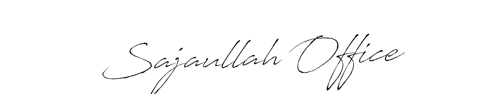 Make a beautiful signature design for name Sajaullah Office. With this signature (Antro_Vectra) style, you can create a handwritten signature for free. Sajaullah Office signature style 6 images and pictures png