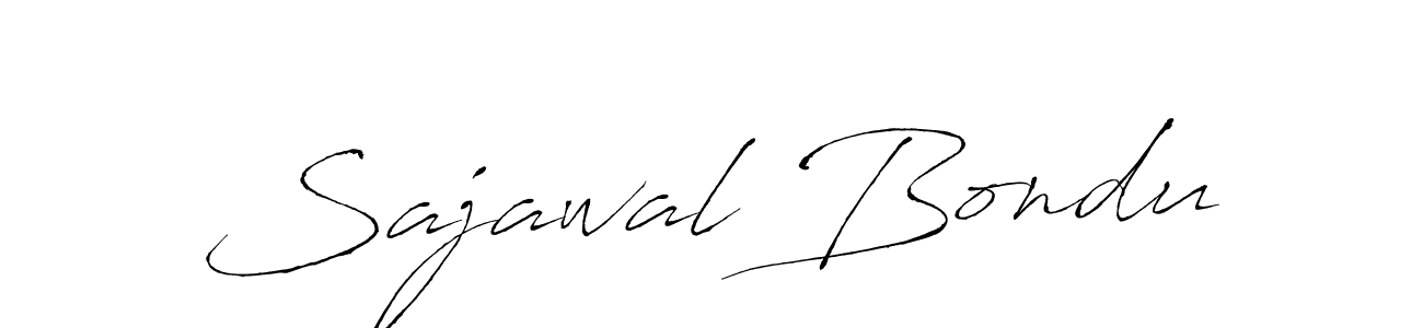 How to make Sajawal Bondu signature? Antro_Vectra is a professional autograph style. Create handwritten signature for Sajawal Bondu name. Sajawal Bondu signature style 6 images and pictures png