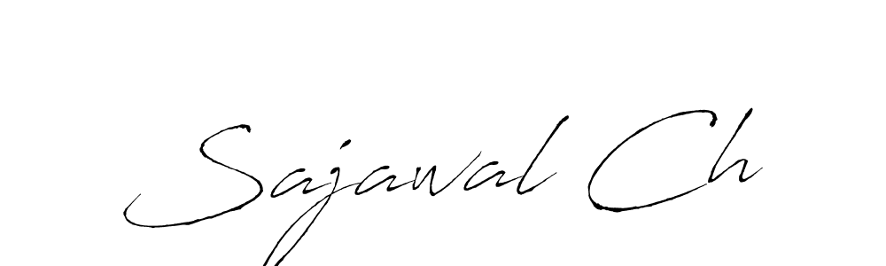 Design your own signature with our free online signature maker. With this signature software, you can create a handwritten (Antro_Vectra) signature for name Sajawal Ch. Sajawal Ch signature style 6 images and pictures png