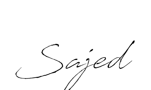 Sajed stylish signature style. Best Handwritten Sign (Antro_Vectra) for my name. Handwritten Signature Collection Ideas for my name Sajed. Sajed signature style 6 images and pictures png