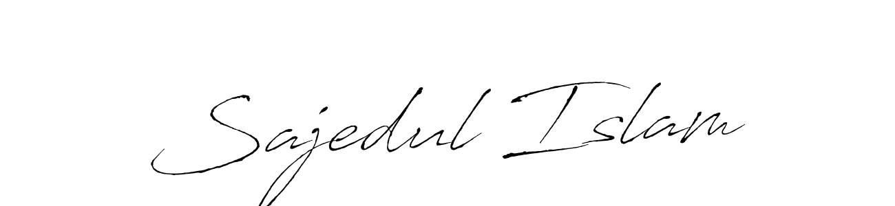It looks lik you need a new signature style for name Sajedul Islam. Design unique handwritten (Antro_Vectra) signature with our free signature maker in just a few clicks. Sajedul Islam signature style 6 images and pictures png