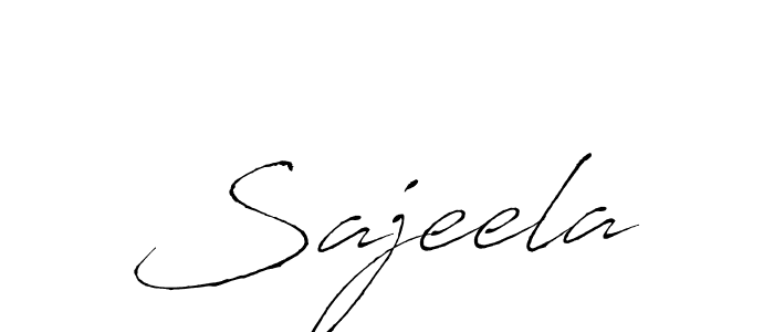 Also we have Sajeela name is the best signature style. Create professional handwritten signature collection using Antro_Vectra autograph style. Sajeela signature style 6 images and pictures png