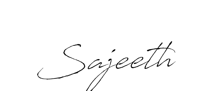 Sajeeth stylish signature style. Best Handwritten Sign (Antro_Vectra) for my name. Handwritten Signature Collection Ideas for my name Sajeeth. Sajeeth signature style 6 images and pictures png