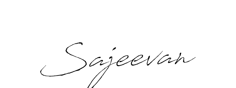 Create a beautiful signature design for name Sajeevan. With this signature (Antro_Vectra) fonts, you can make a handwritten signature for free. Sajeevan signature style 6 images and pictures png