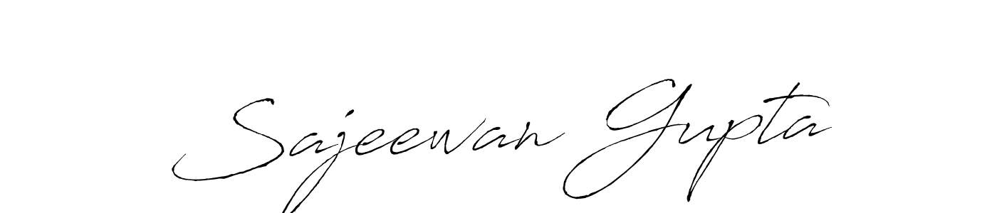 Design your own signature with our free online signature maker. With this signature software, you can create a handwritten (Antro_Vectra) signature for name Sajeewan Gupta. Sajeewan Gupta signature style 6 images and pictures png