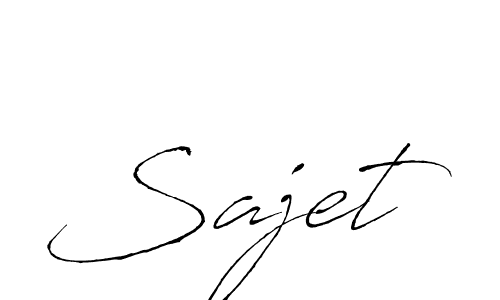 Make a beautiful signature design for name Sajet. With this signature (Antro_Vectra) style, you can create a handwritten signature for free. Sajet signature style 6 images and pictures png