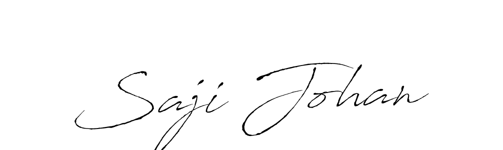 Design your own signature with our free online signature maker. With this signature software, you can create a handwritten (Antro_Vectra) signature for name Saji Johan. Saji Johan signature style 6 images and pictures png