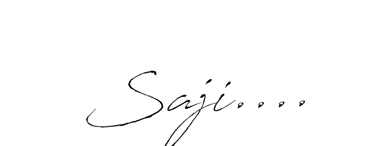 You should practise on your own different ways (Antro_Vectra) to write your name (Saji....) in signature. don't let someone else do it for you. Saji.... signature style 6 images and pictures png