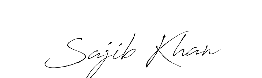 Also we have Sajib Khan name is the best signature style. Create professional handwritten signature collection using Antro_Vectra autograph style. Sajib Khan signature style 6 images and pictures png