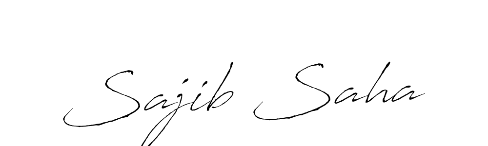 Sajib Saha stylish signature style. Best Handwritten Sign (Antro_Vectra) for my name. Handwritten Signature Collection Ideas for my name Sajib Saha. Sajib Saha signature style 6 images and pictures png