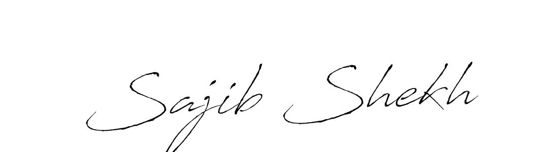 Use a signature maker to create a handwritten signature online. With this signature software, you can design (Antro_Vectra) your own signature for name Sajib Shekh. Sajib Shekh signature style 6 images and pictures png
