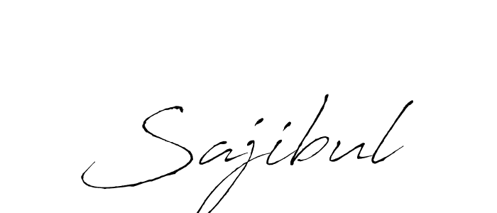 Make a beautiful signature design for name Sajibul. With this signature (Antro_Vectra) style, you can create a handwritten signature for free. Sajibul signature style 6 images and pictures png