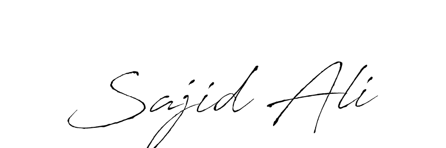 Also we have Sajid Ali name is the best signature style. Create professional handwritten signature collection using Antro_Vectra autograph style. Sajid Ali signature style 6 images and pictures png