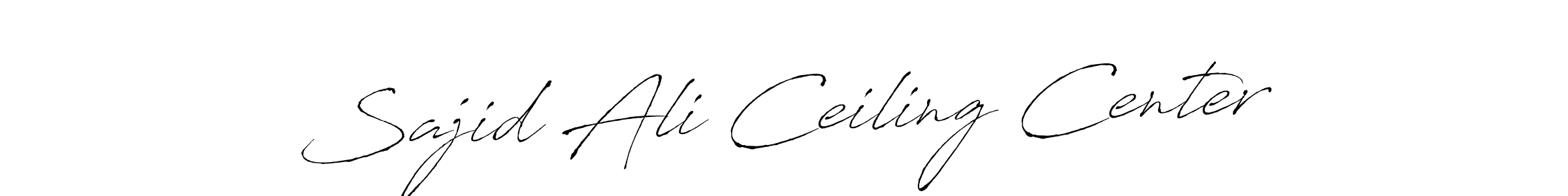 The best way (Antro_Vectra) to make a short signature is to pick only two or three words in your name. The name Sajid Ali Ceiling Center include a total of six letters. For converting this name. Sajid Ali Ceiling Center signature style 6 images and pictures png