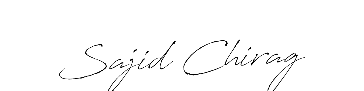 Use a signature maker to create a handwritten signature online. With this signature software, you can design (Antro_Vectra) your own signature for name Sajid Chirag. Sajid Chirag signature style 6 images and pictures png