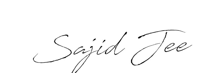 Also we have Sajid Jee name is the best signature style. Create professional handwritten signature collection using Antro_Vectra autograph style. Sajid Jee signature style 6 images and pictures png