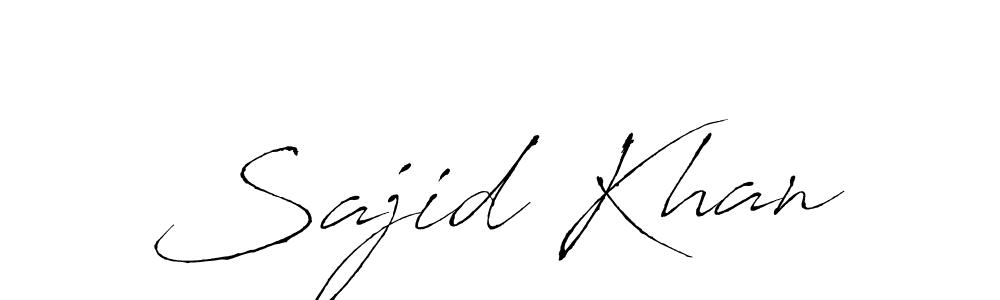 This is the best signature style for the Sajid Khan name. Also you like these signature font (Antro_Vectra). Mix name signature. Sajid Khan signature style 6 images and pictures png